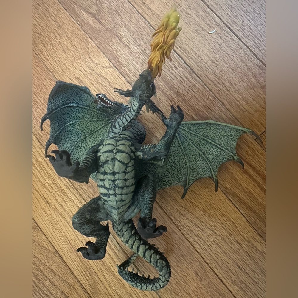 Papo Vintage Two Headed Drago Figure - Picture 3 of 4